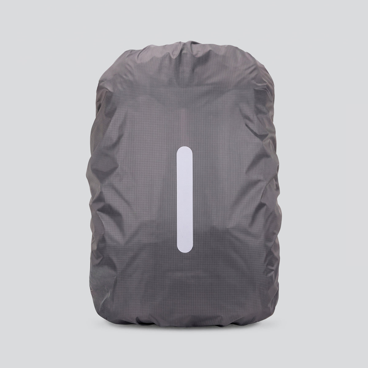 Housse de Pluie pour Sac à Dos Grise (avec Bande Réfléchissante)