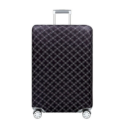Housse de Valise Diamants - Explorez le monde Rose – vue 7 – Yokabag