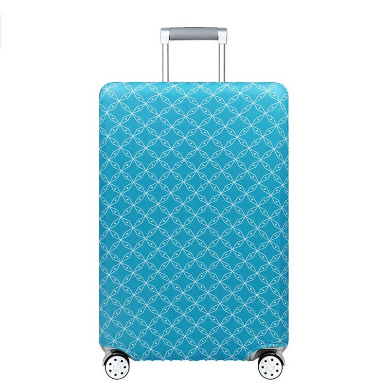 Housse de Valise Diamants - Explorez le monde Rose – vue 6 – Yokabag