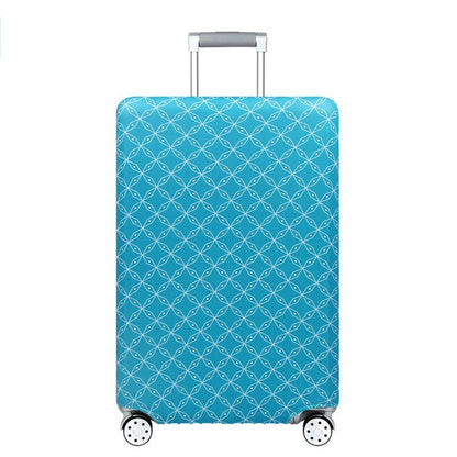 Housse de Valise Diamants - Explorez le monde Rose – vue 6 – Yokabag