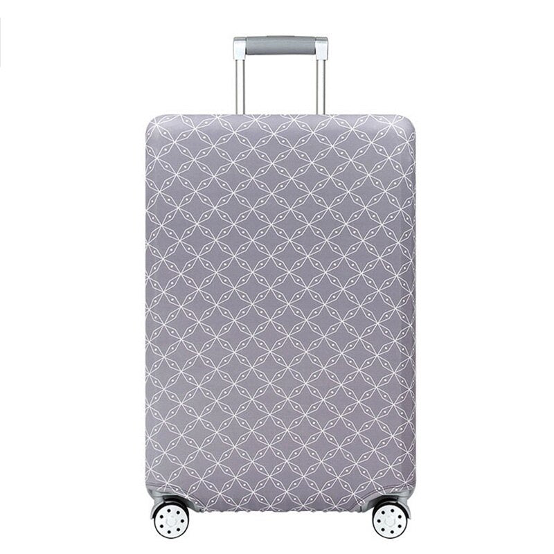 Housse de Valise Diamants - Explorez le monde Noir – vue 2 – Yokabag