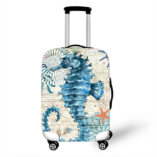 Housse de Valise Hippocampe - Explorez