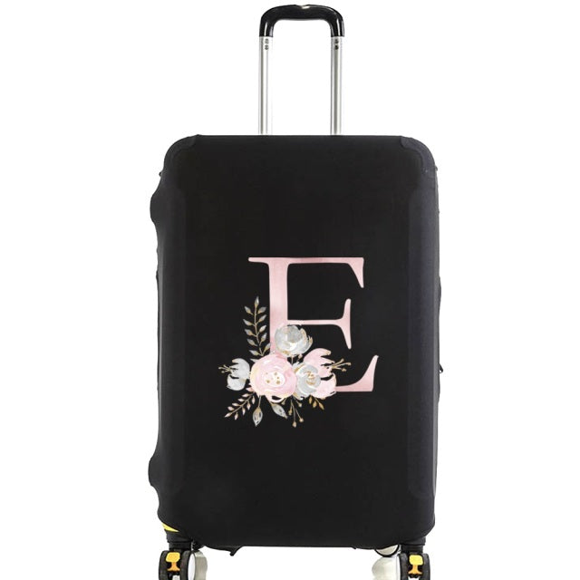 Housse de Valise Pink Gardenia Letter B – vue 6 – Yokabag