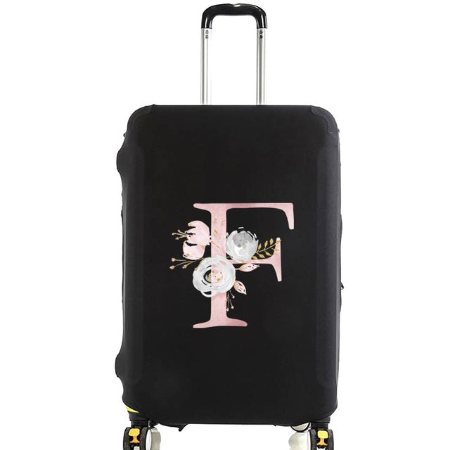 Housse de Valise Pink Gardenia Letter C – vue 7 – Yokabag