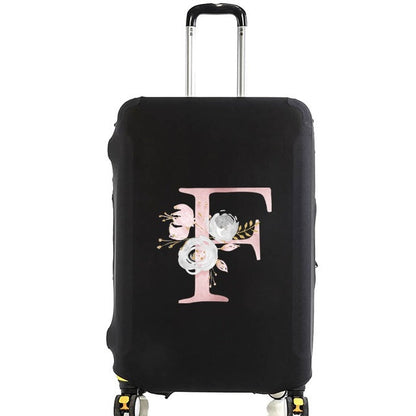 Housse de Valise Pink Gardenia Letter C – vue 7 – Yokabag