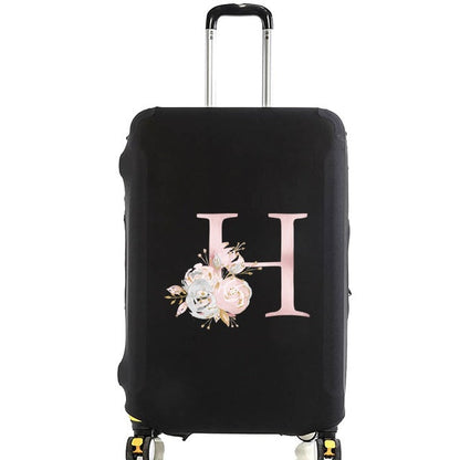 Housse de Valise Pink Gardenia Letter C – vue 9 – Yokabag