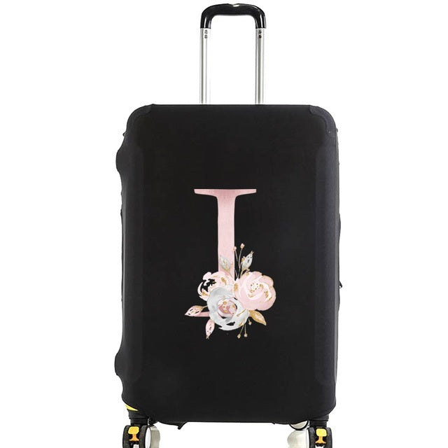 Housse de Valise Pink Gardenia Letter D – vue 10 – Yokabag