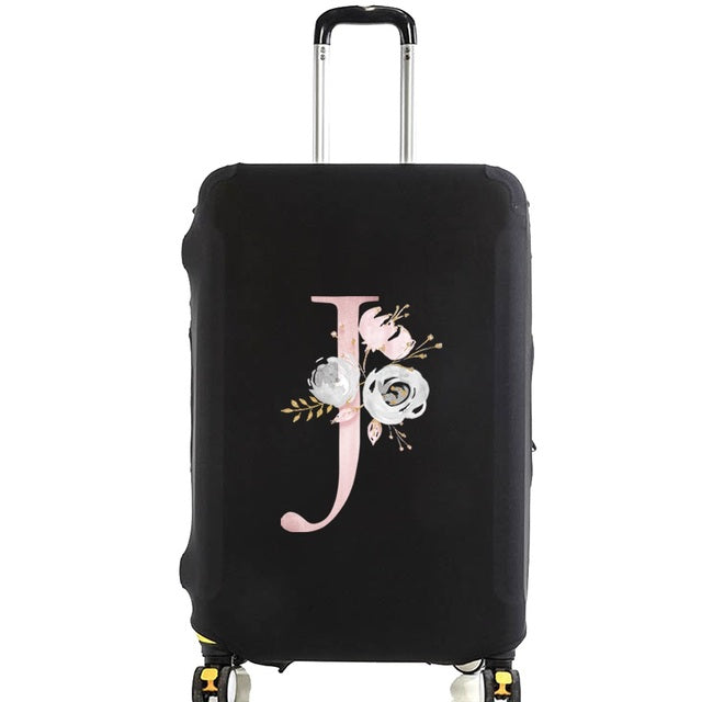 Housse de Valise Pink Gardenia Letter D – vue 11 – Yokabag