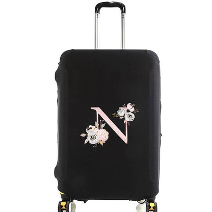 Housse de Valise Pink Gardenia Letter E – vue 15 – Yokabag