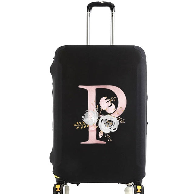 Housse de Valise Pink Gardenia Letter F – vue 17 – Yokabag