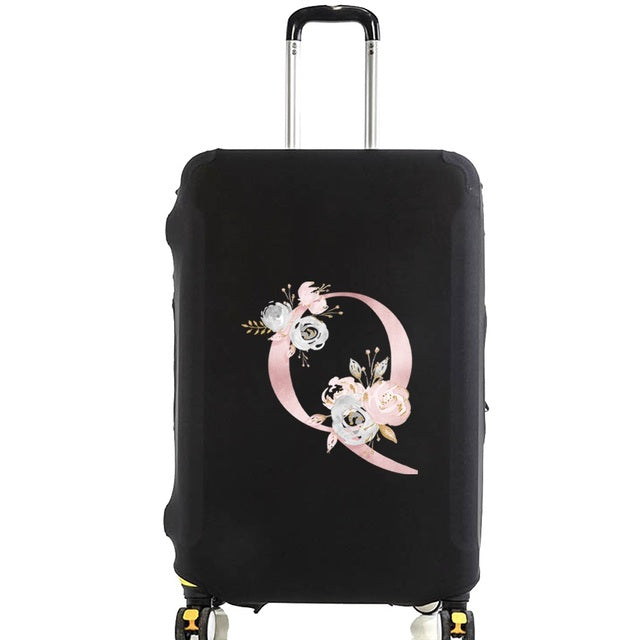 Housse de Valise Pink Gardenia Letter F – vue 18 – Yokabag