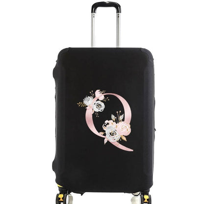 Housse de Valise Pink Gardenia Letter F – vue 18 – Yokabag