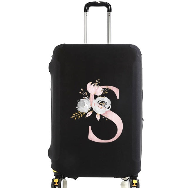 Housse de Valise Pink Gardenia Letter G – vue 20 – Yokabag