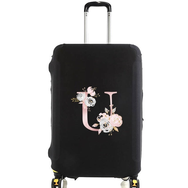 Housse de Valise Pink Gardenia Letter H – vue 22 – Yokabag