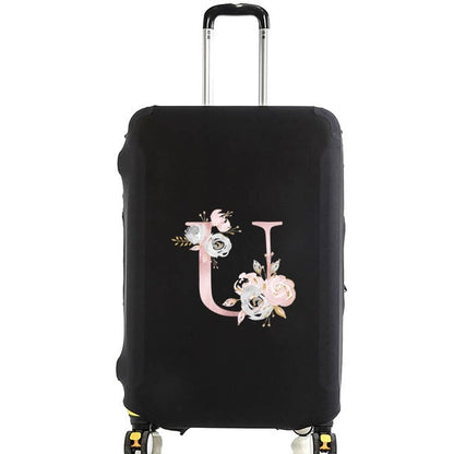 Housse de Valise Pink Gardenia Letter H – vue 22 – Yokabag