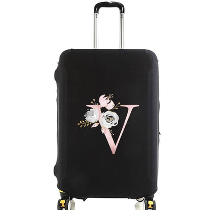 Housse de Valise Pink Gardenia Letter H – vue 23 – Yokabag