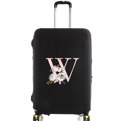 Housse de Valise Pink Gardenia Letter H – vue 24 – Yokabag