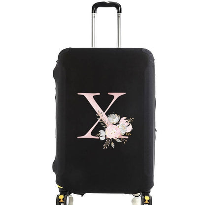 Housse de Valise Pink Gardenia Letter I – vue 25 – Yokabag