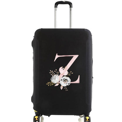 Housse de Valise Pink Gardenia Letter I – vue 27 – Yokabag
