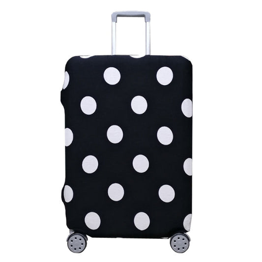 Housse de Valise Pois Blancs - Édition Voyage