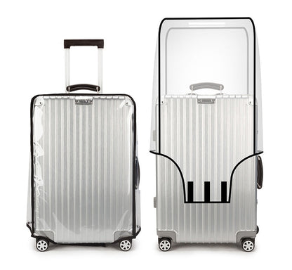 Valise Cover- Clear & Waterproof S (22") – vue 2 – Yokabag