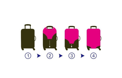To Travel Is To Live - Housse de Protection pour Valise – vue 6 – Yokabag