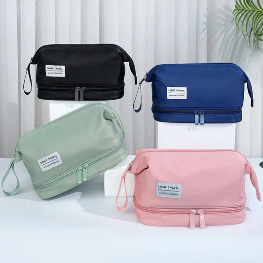 Jolie Trousse de Toilette Femme pour Voyage Rose – vue 2 – Yokabag