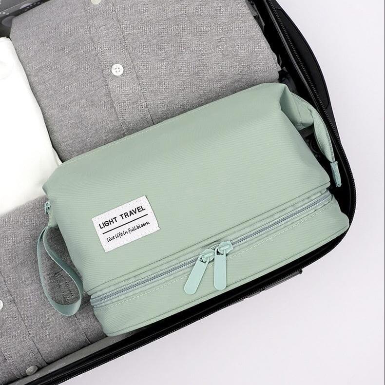 Jolie Trousse de Toilette Femme pour Voyage Bleu – vue 4 – Yokabag