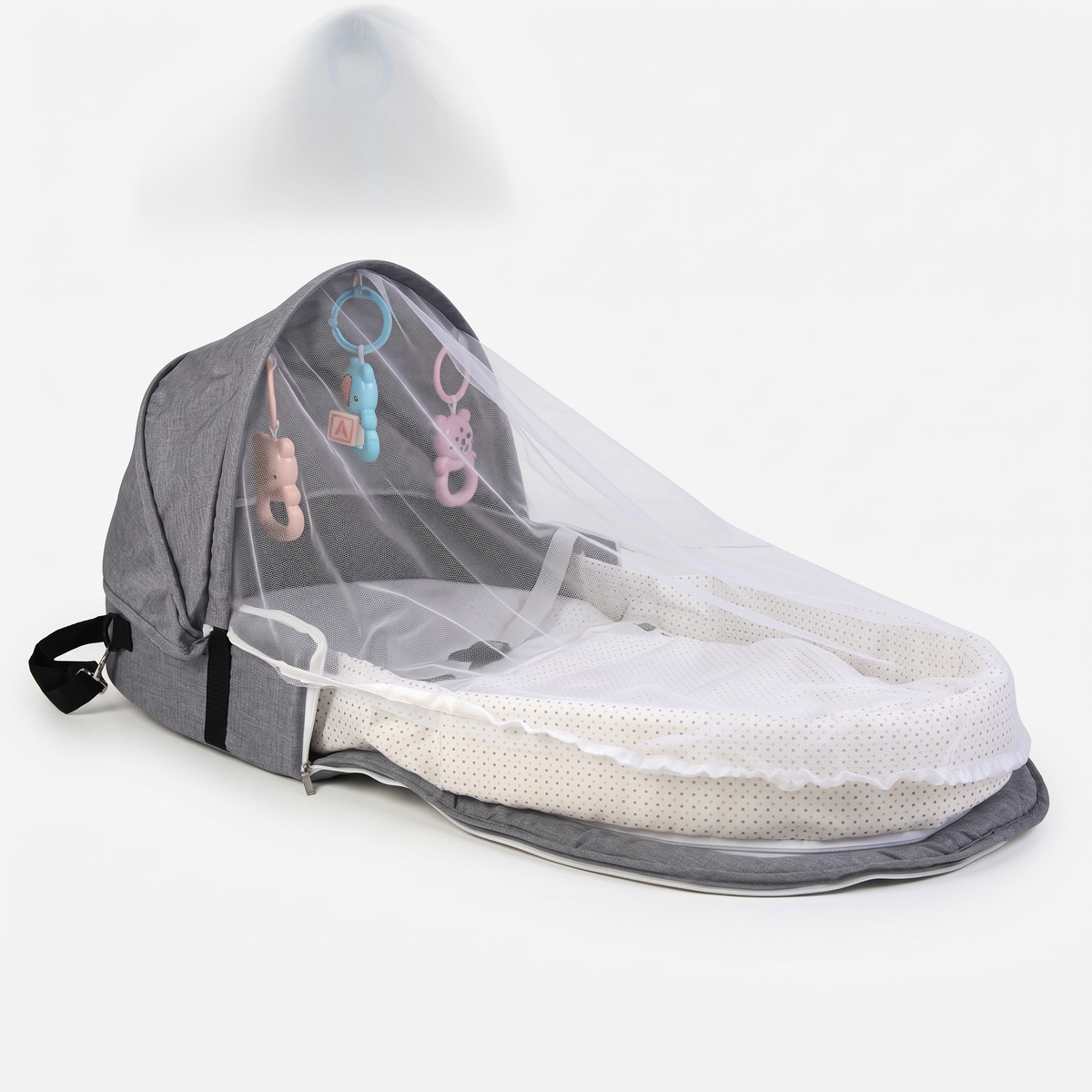 Lit de Voyage pour Bébé - Baby Travel Bleu – vue 2 – Yokabag