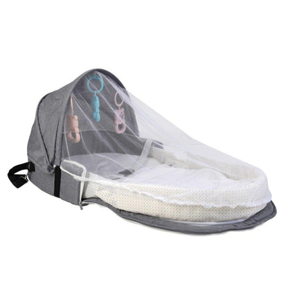 Lit de Voyage pour Bébé - Baby Travel Bleu – vue 2 – Yokabag