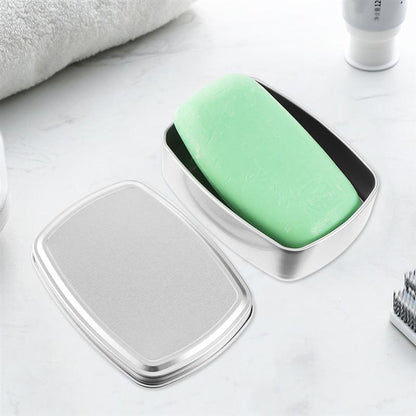 Set de 2 Boîtes à Savon de Voyage en Aluminium – vue 4 – Yokabag