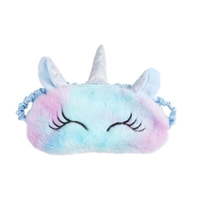 Masque de Sommeil Licorne Peluche - Édition Voyage – vue 4 – Yokabag