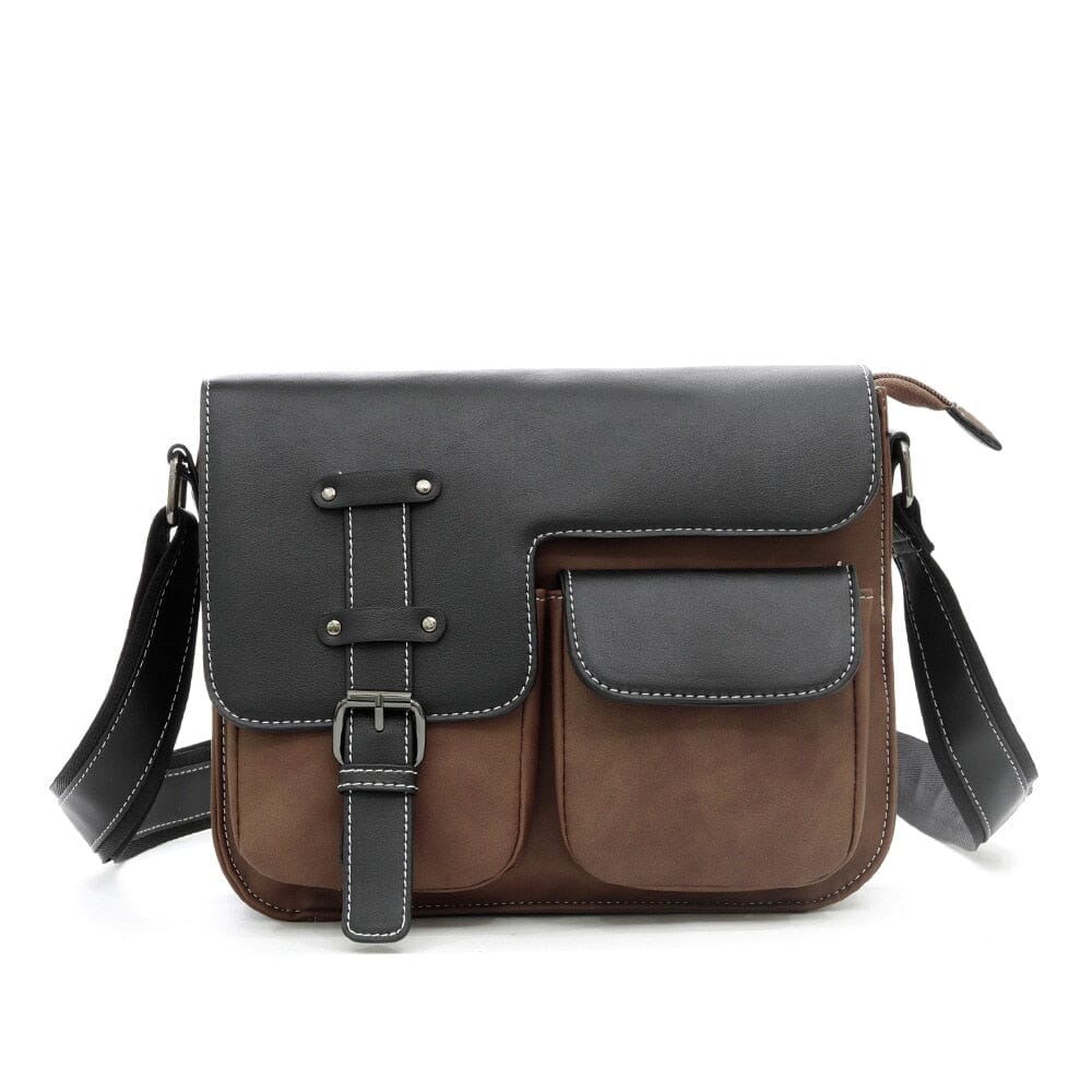 Messenger Bag pour Homme Vintage Marron – Yokabag