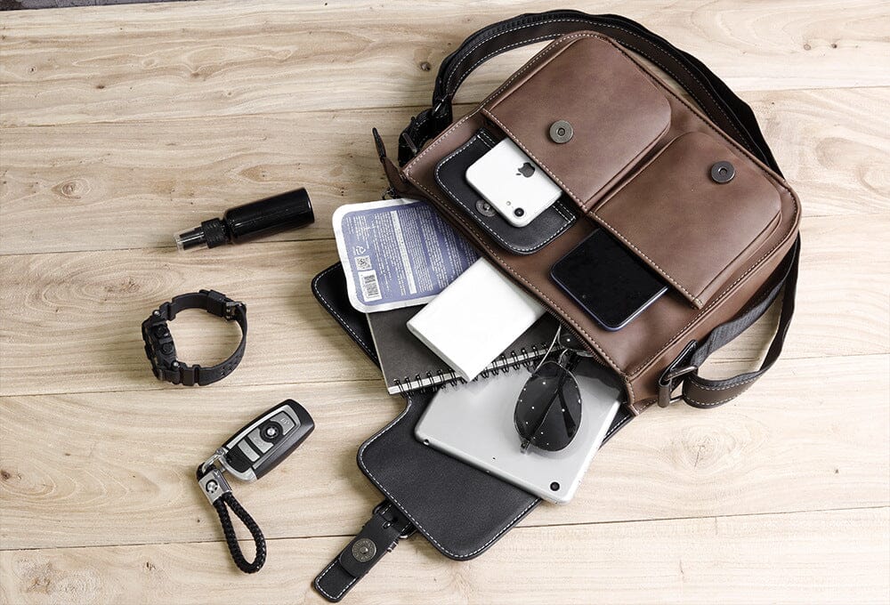 Messenger Bag pour Homme Vintage – vue 3 – Yokabag