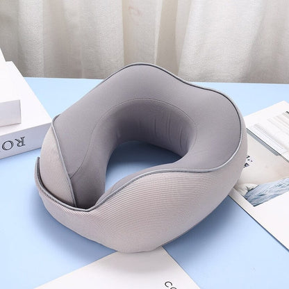 Oreiller de Voyage Avion - Confortable Mémoire de Forme Gris – vue 3 – Yokabag