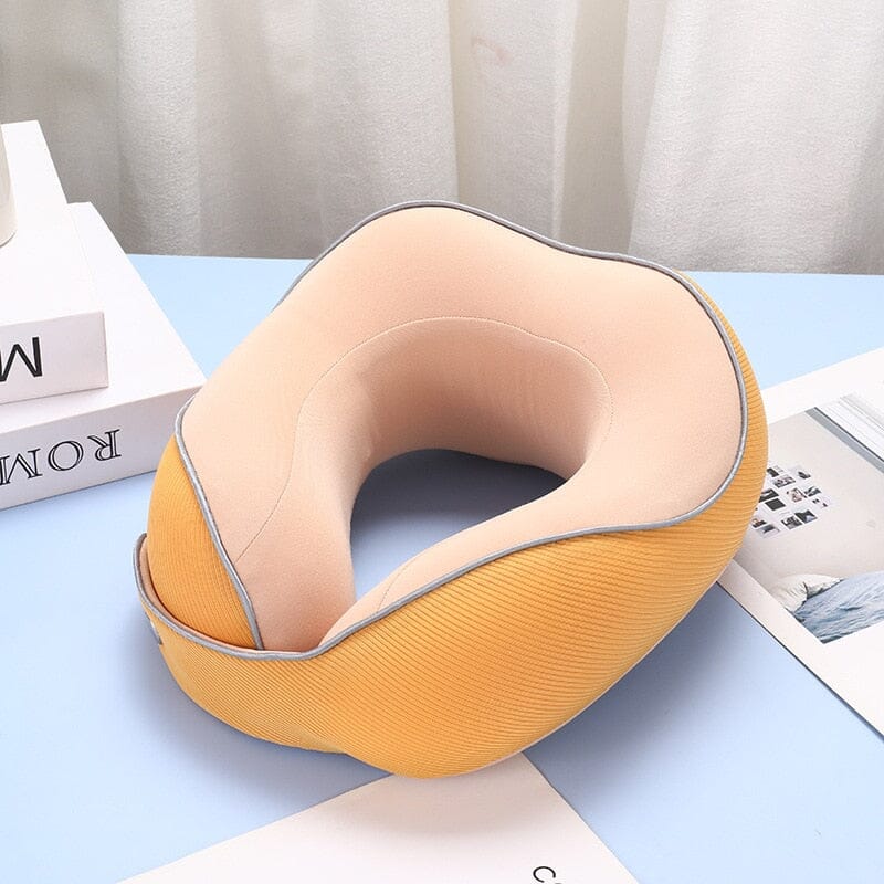 Oreiller de Voyage Avion - Confortable Mémoire de Forme Vert – vue 4 – Yokabag