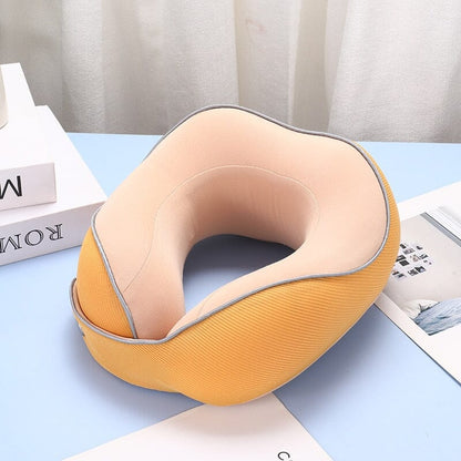 Oreiller de Voyage Avion - Confortable Mémoire de Forme Vert – vue 4 – Yokabag