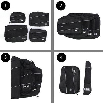 Experte en Organisation de Bagage - Ensemble de 6 Pochettes Gris – vue 5 – Yokabag