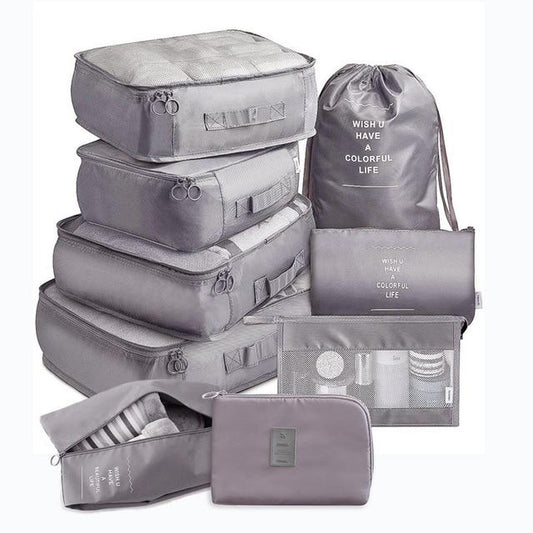 Valise (Set de 9, Gris)