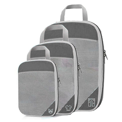 Valise Compressible - Set de 3 Vert – vue 5 – Yokabag
