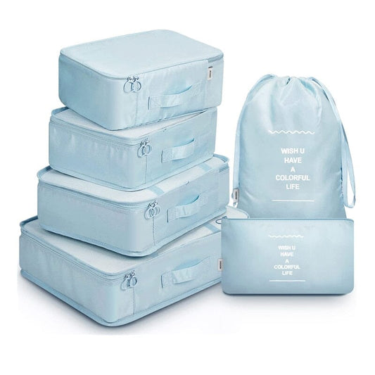 Explorez de produits : Organiseurs de Valise Bleu Ciel – vue 2 – Yokabag