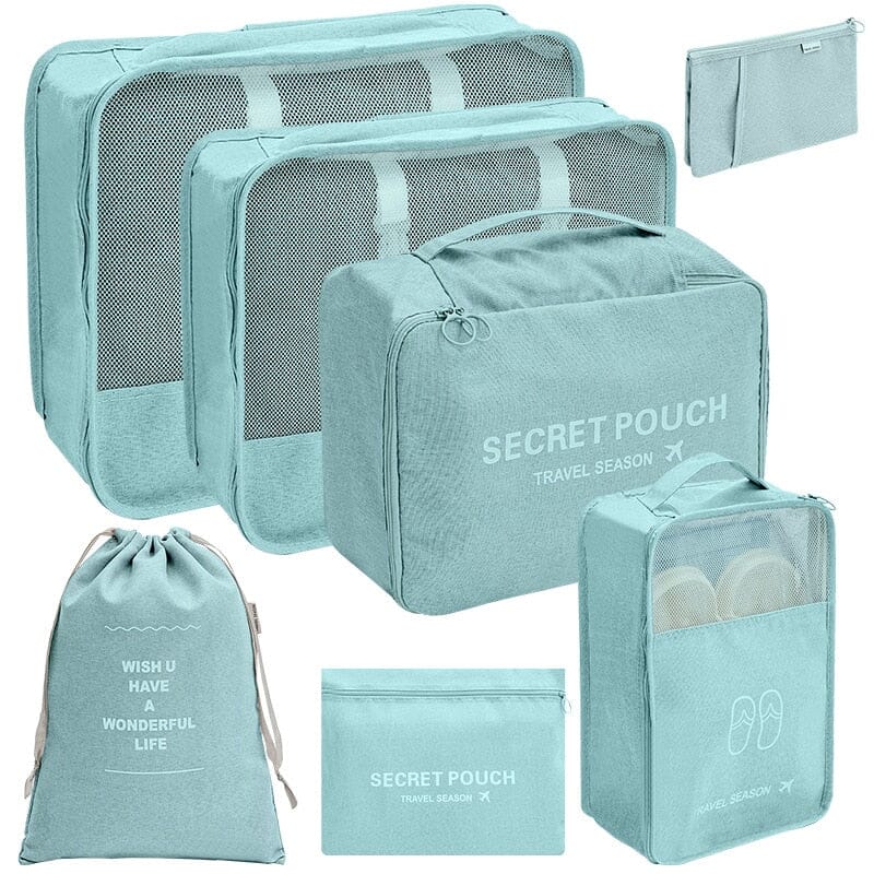 Organisateurs de Valise - Saison de Voyage (7 Pochettes) Rose – vue 6 – Yokabag