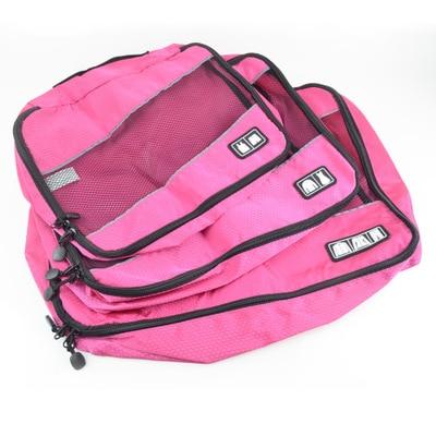 Organisateurs de Valise - (Ensemble de 3, Rose) – Yokabag