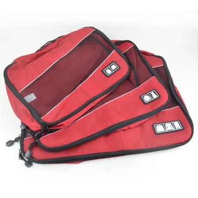 Valise Essentials - (Set de 3, Rouge) – Yokabag