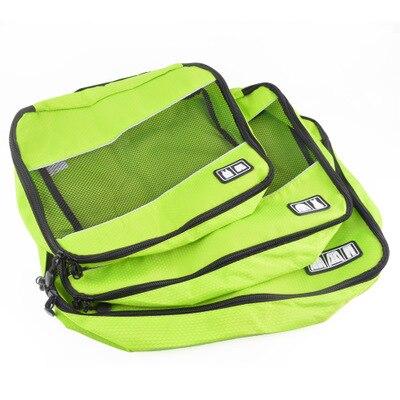 Organisateurs de Valise (Lot de 3, Vert) – Yokabag