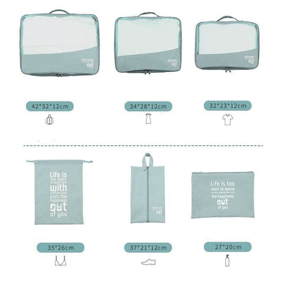 Organisateurs Valise - Travel (6 Packing Cubes) Noir – vue 3 – Yokabag