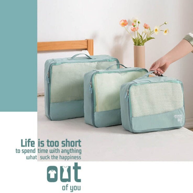 Organisateurs Valise - Travel (6 Packing Cubes) Orange – vue 5 – Yokabag