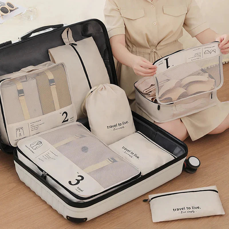 Cubes de Voyage Essentials Noir – vue 3 – Yokabag
