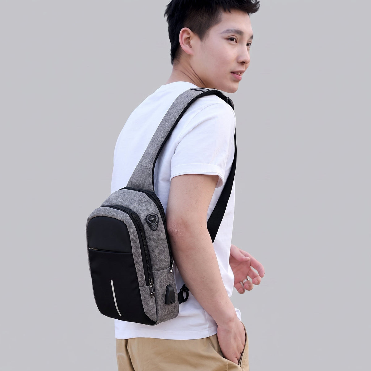 Petit Sac à Bandoulière de Voyage Connecté – vue 6 – Yokabag