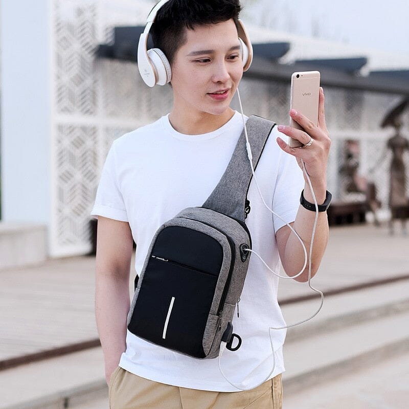 Petit Sac à Bandoulière de Voyage Connecté – vue 4 – Yokabag